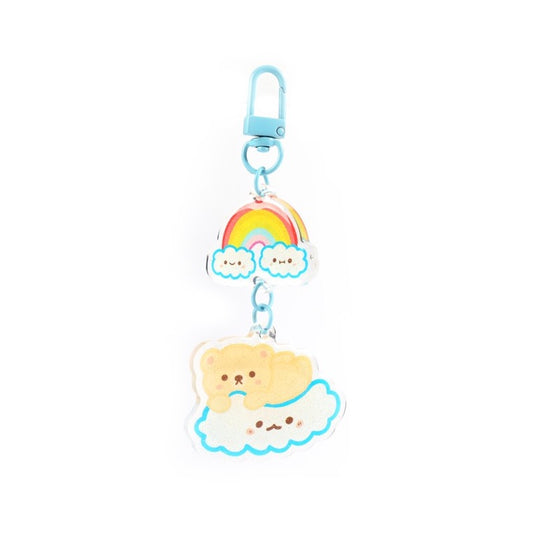 Franklin Rainbow Clouds Keychain