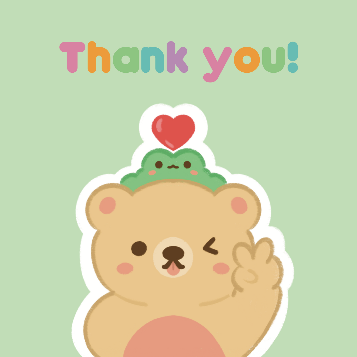 Keroppi Macaron Sticker