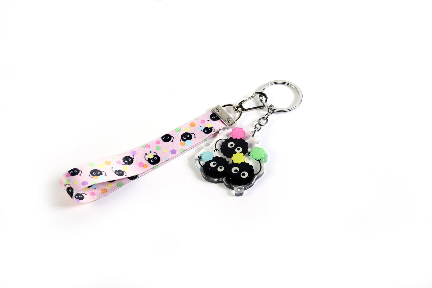 Soot Sprites Lanyard Keychain