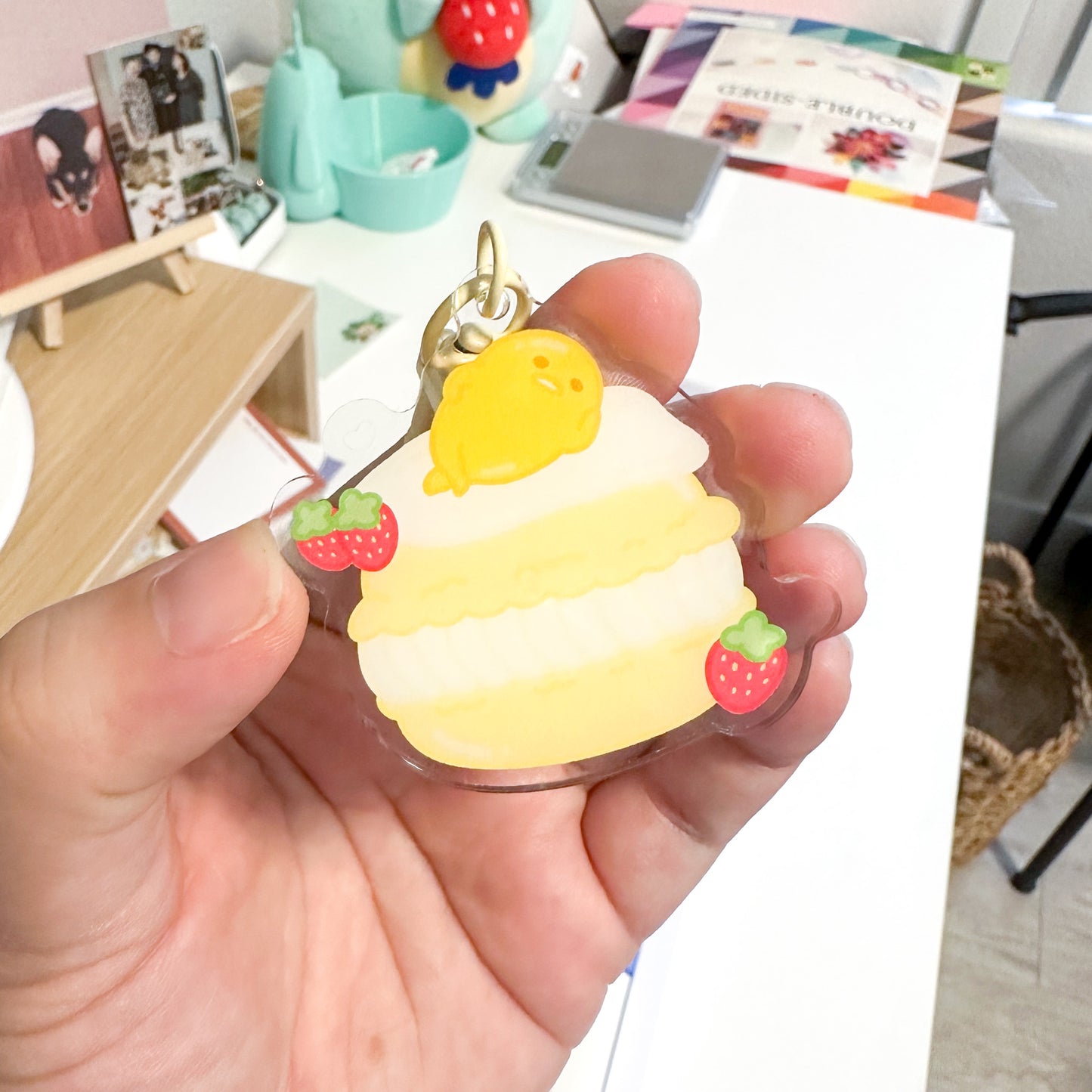 Gudetama Keychain