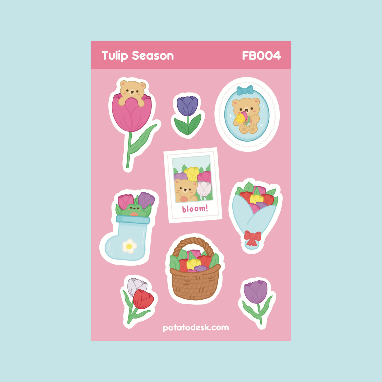 Tulip Season Sticker Sheet